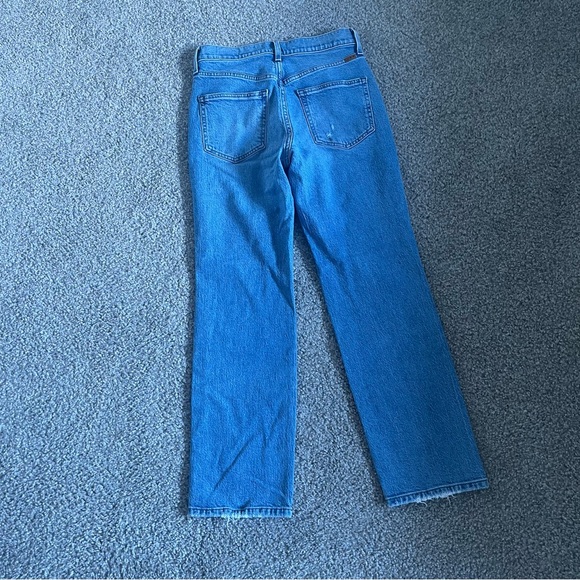 AYR The LaLa High Rise Straight Jean Short EUC - Picture 7 of 8